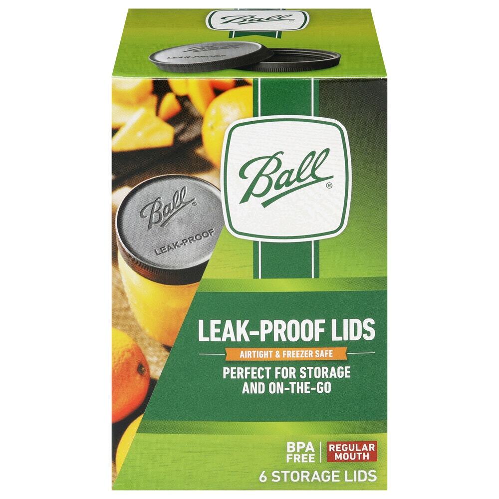 Ball‎ Leaf-Proof Storage Regular Mouth Lids (6)